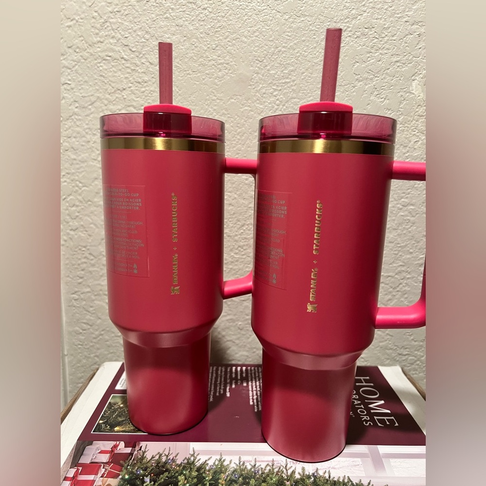 Stanley x Starbucks 40oz tumbler at target Berry Pink NWT